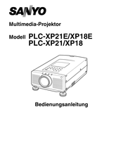 Sanyo PLC-XP18 Bedienungsanleitung