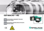 Pepperl+Fuchs ODT-MAC40 -RD Serie Schnellstartanleitung