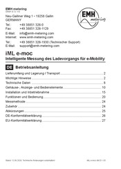 EMH metering iML e-moc Betriebsanleitung