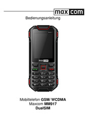 Maxcom MM917 Bedienungsanleitung