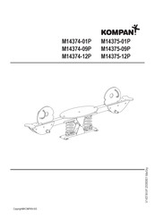 KOMPAN Albatross M14374-09P Bedienungsanleitung