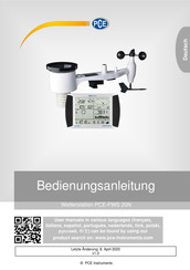 PCE Instruments PCE-FWS 20N Bedienungsanleitung