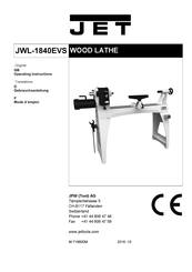 Jet JWL-1840EVS Gebrauchsanleitung
