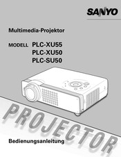 Sanyo PLC-XU55 Bedienungsanleitung
