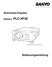 Sanyo PLC-XF30 Bedienungsanleitung