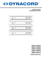 Dynacord DSA 8204 Bedienungsanleitung