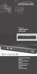 ClickTronic HC 441 Bedienungsanleitung
