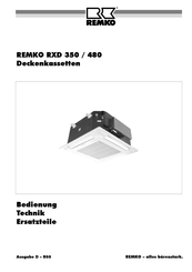 REMKO RXD 480 Bedienung - Technik - Ersatzteile