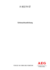 Electrolux AEG A 80279 GT Gebrauchsanleitung