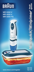 Braun Miniprimer MR 5550 V Bedienungsanleitung