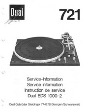 Dual 721 Serviceinformation