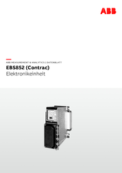 ABB EBS852 Bedienungsanleitung
