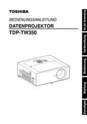 Toshiba TDP-TW350 Bedienungsanleitung