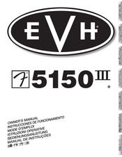 Evh 5150 III 50 Watt Head Bedienungsanleitung
