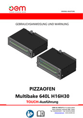 OEM MULTIBAKE 440 H30 Gebrauchsanweisung