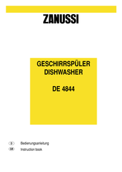 Zanussi DE 4844 Bedienungsanleitung