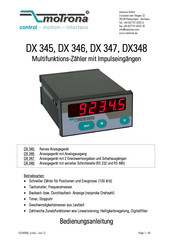 Motrona DX348 Bedienungsanleitung