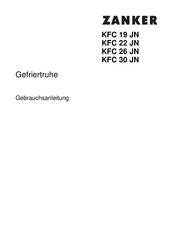 ZANKER KFC 19 JN Gebrauchsanleitung