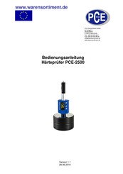 PCE 2500 Bedienungsanleitung