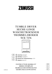 Zanussi TCE 7276 Gebrauchsanweisung