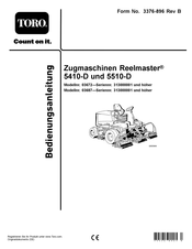Toro Reelmaster 5410-D Bedienungsanleitung