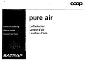 coop Satrap pure air Gebrauchsanleitung