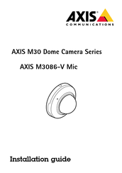 Axis M30 Serie Installationsanleitung