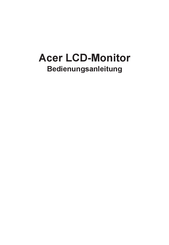 Acer SB242Y Bedienungsanleitung