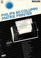 Philips VW0020 Bedienungsanleitung