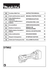 Makita DTM52RTJX1 Betriebsanleitung