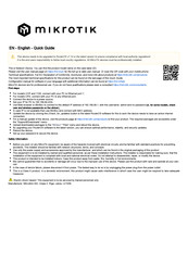 MikroTik CRS328-4C-20S-4S+RM Kurzanleitung