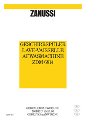 Zanussi ZDM 6814 Gebrauchsanweisung