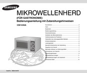 Samsung CM1039A Bedienungsanleitung Mit Zubereitungshinweisen