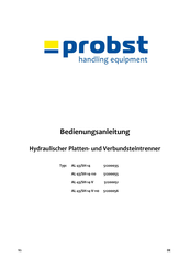 probst AL-43/SH-14 Bedienungsanleitung