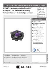 Kessel Aqualift F Compact Anleitung Für Einbau, Bedienung Und Wartung