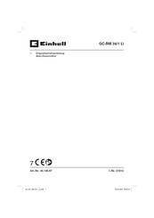 EINHELL 45.140.97 Originalbetriebsanleitung