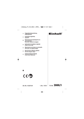 EINHELL 45.201.84 Originalbetriebsanleitung
