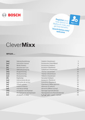 Bosch CleverMixx MFQ2600W Gebrauchsanleitung