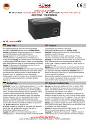 Audio System M10 EVO 2-D4 GDF Anleitung
