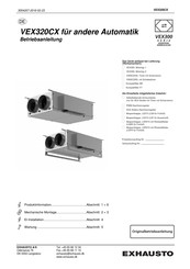 Exhausto VEX320CX Betriebsanleitung