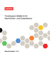 Lenovo ThinkSystem SD665-N V3 Bedienungsanleitung