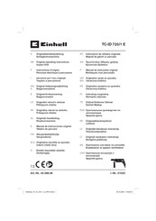 EINHELL 42.598.46 Originalbetriebsanleitung
