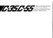 Yamaha C-55 Handbuch