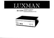 Luxman M-120A Bedienungsanleitung