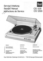 Dual CS 1268 Serviceanleitung