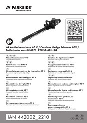 Parkside Performance PPHSA 40-Li B2 Originalbetriebsanleitung