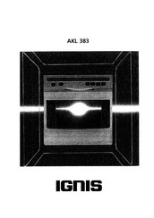 Ignis AKL 383 Bedienungsanleitung