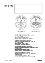 Messko TRASY MT-ST160F Montage- Und Betriebsanleitung