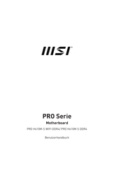 MSI PRO Serie Benutzerhandbuch
