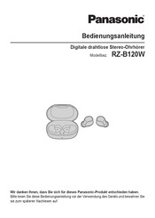 Panasonic RZ-B120W Bedienungsanleitung
